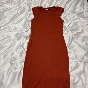 Rolla Coster Terracotta Midi Dress